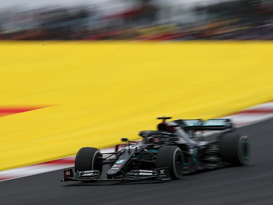 Formula One: Lewis Hamilton wins in Portugal to become all-time F1 winner