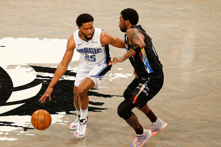 Irving scores 27 as Nets roll over Magic, Embiid outduels Doncic