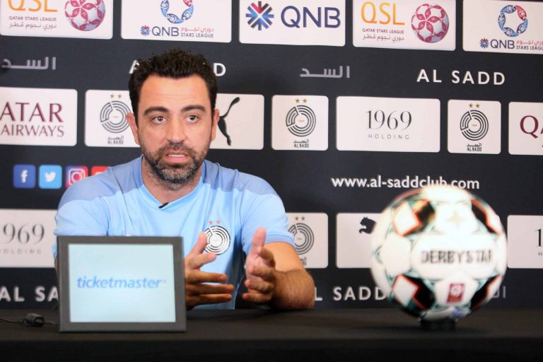 تشافي : العربي تحسن كثيراً وهدفنا الفوز لحسم لقب الدوري