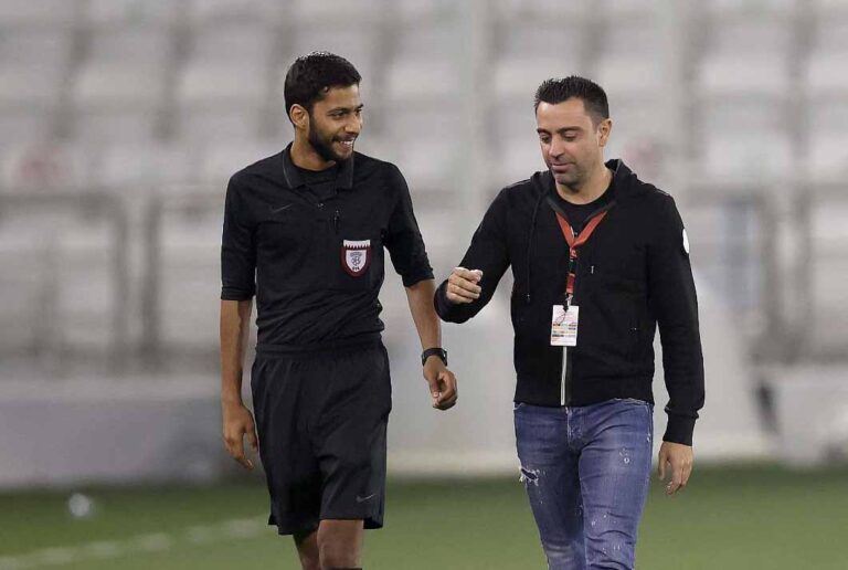 تشافي : هدفنا أنهاء المسابقة بدون خسارة ومستعدون جيداً لدوري الأبطال