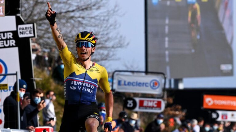 Roglic wins in Beaujolais to take Paris-Nice lead