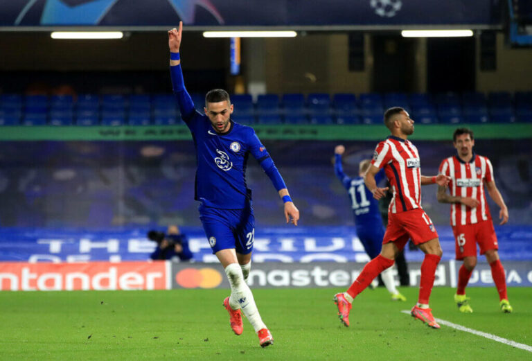 Chelsea cruise into Champions League quarters as Ziyech sinks Atletico