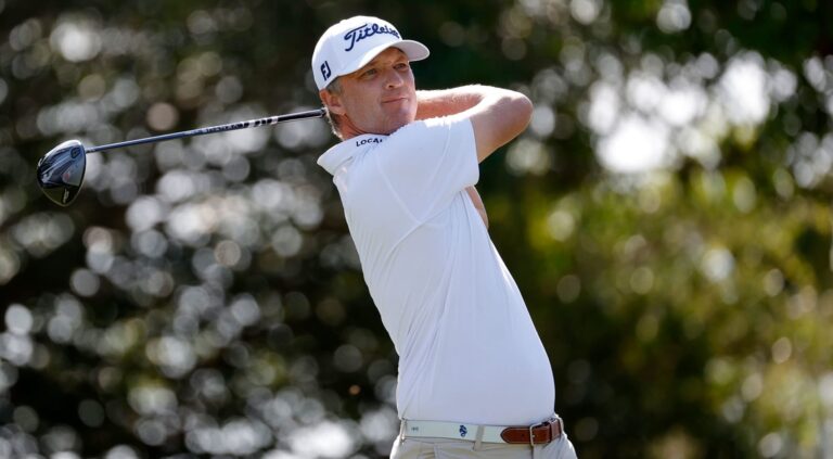 Aussie Jones matches course record 61 to grab PGA lead