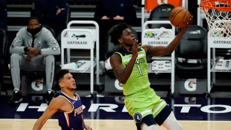 Wizards take down Jazz, rookie Edwards scores 42 in T’wolves win