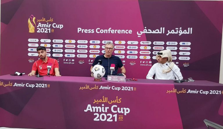 ابراهيم مسعود : نتطلع للفوز والتأهل للمرحلة المقبلة