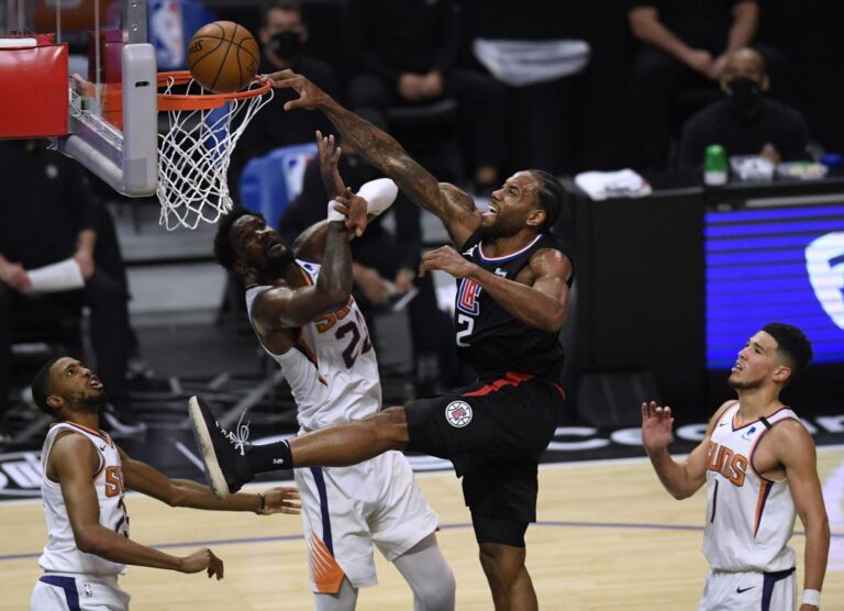 George, Leonard have hot hand as red-hot Clippers sink Suns