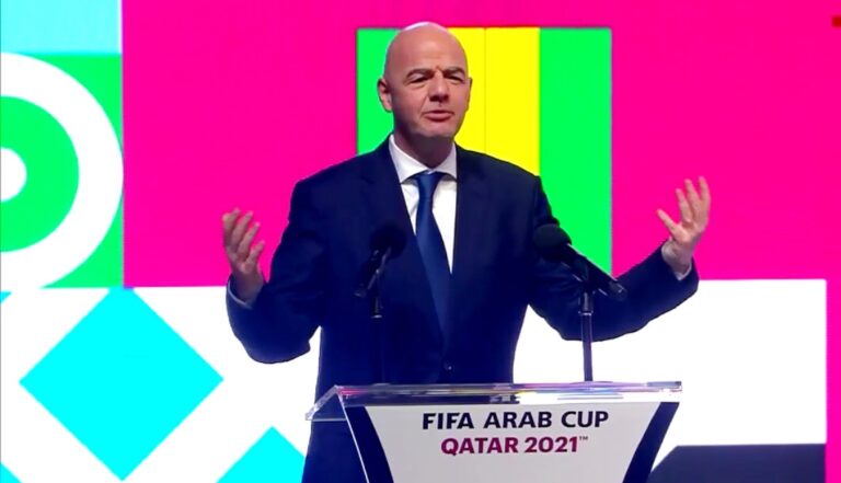 انفانتينو : بطولة كأس العرب احتفال بوحدة الاسرة الكروية العربية