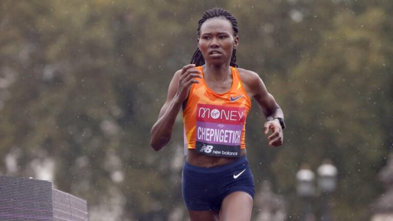 Kenya’s Ruth Chepngetich smashes half marathon world record