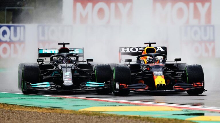 Verstappen wins chaotic Imola classic as Hamilton rues rare mistake
