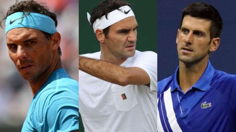Nadal, Djokovic and Federer in same half of French Open draw