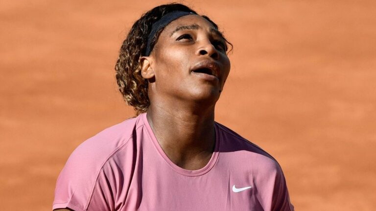 Williams, playing her 1000th career match, crashes out of Italian Open