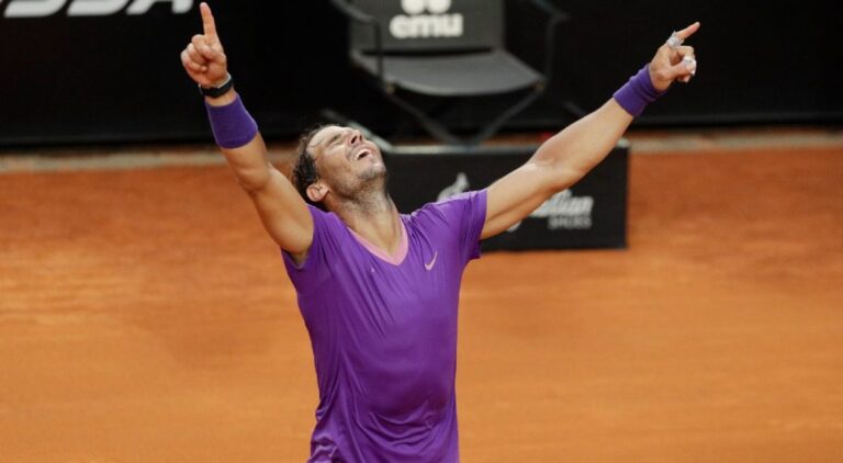 Perfect 10 as Nadal defeats Djokovic, Swiatek whitewashes Pliskova in Rome
