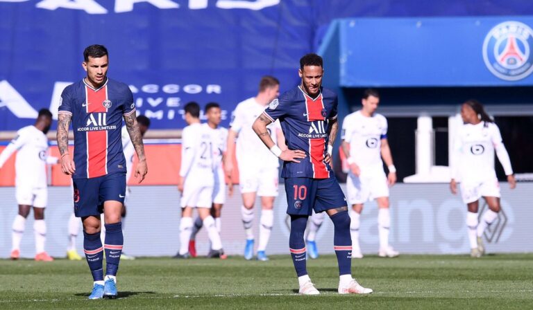PSG stumbles leave Lille on brink of Ligue 1 title