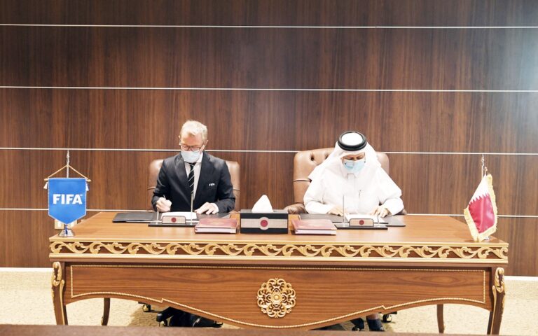 توقيع وثيقة تصور العمليات الأمنية لبطولة كأس العالم 2022