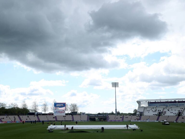 Rain delays start of World Test Championship final