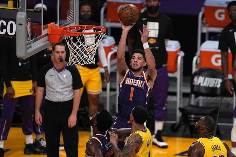 Suns topple NBA champion Lakers in first round of playoffs