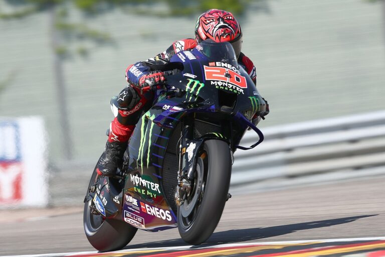 Quartararo sets pace in German MotoGP third practice