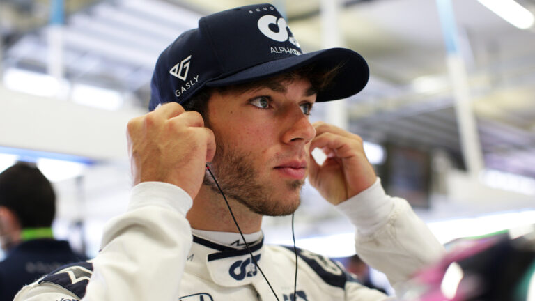 Gasly tops third practice in Baku