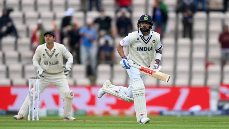 New Zealand’s Jamieson takes five before openers frustrate India in World Test final