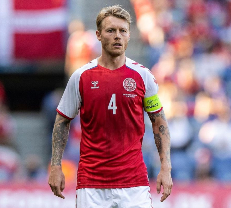 Captain Kjaer, a rock for Denmark in Eriksen trauma