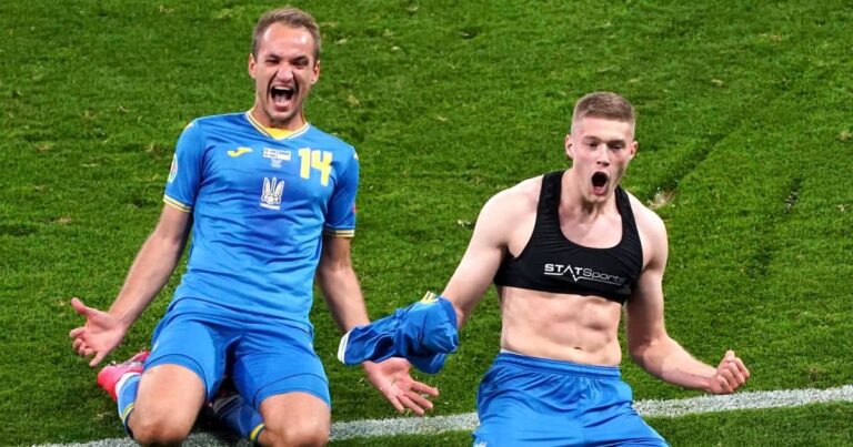 Dovbyk heads Ukraine into Euro 2020 quarter-final clash with England