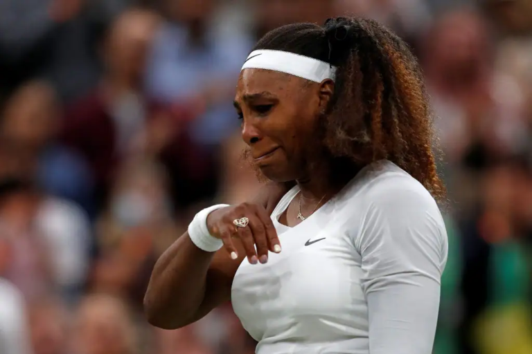 Serena hobbles out of Wimbledon as Federer survives scare