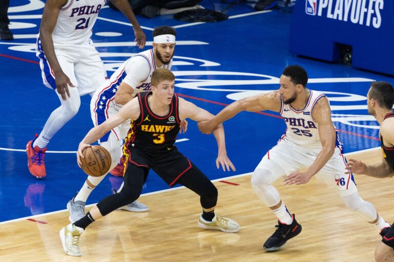 Hawks upset top seeded Sixers, Booker pours in 40 points in Suns’ win