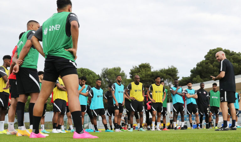 العنابي يواصل التدريب في مدنية روفينج الكرواتية تحضيراً للكأس الذهبية