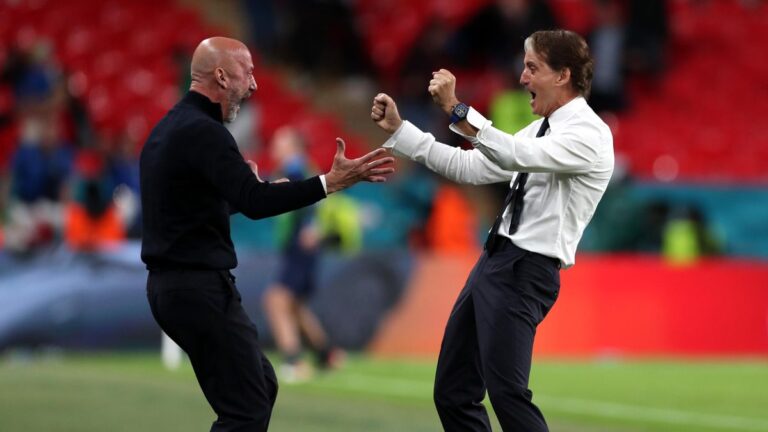 Mancini and Vialli – the ‘goal twins’ eyeing Wembley glory with Italy