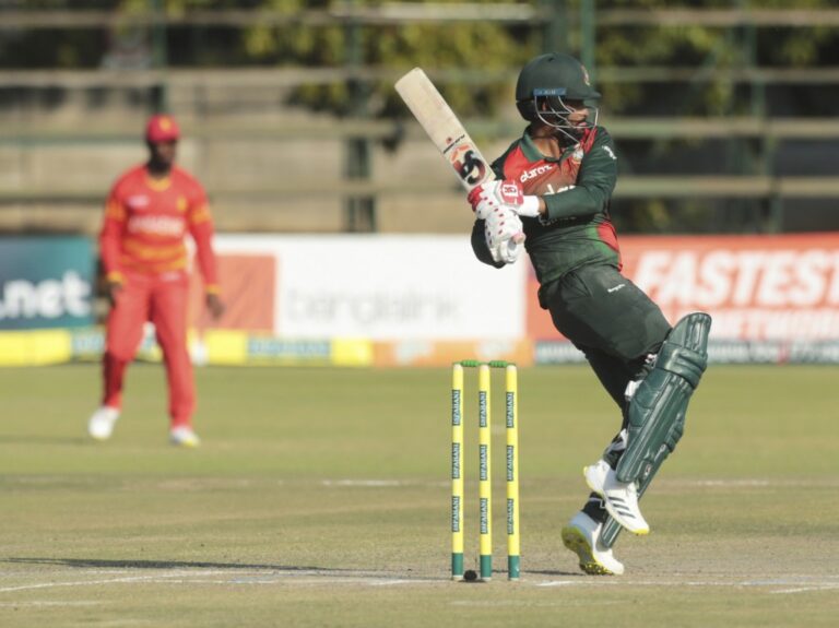 Bangladesh’s Tamim defies pain to set up Zimbabwe ODI whitewash