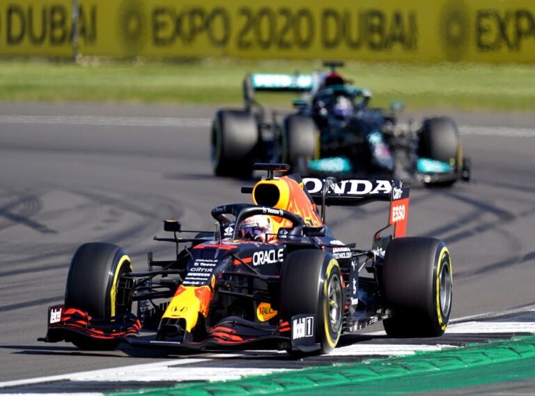 ‘Blame Hamilton’: Verstappen out of British Grand Prix after first-lap collision