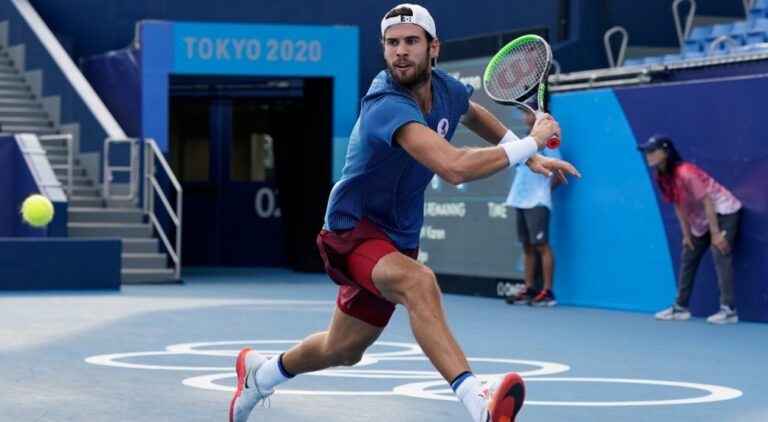 Khachanov powers past Carreno Busta to reach Olympic final
