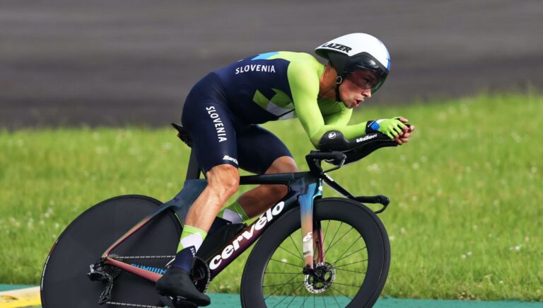 Slovenia’s Roglic banishes time-trial demons to win Olympic gold