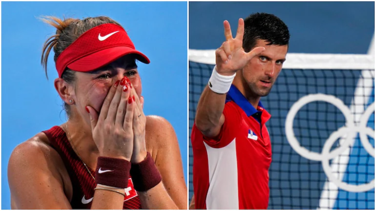 Djokovic romps into last four as Bencic reaches Olympic final