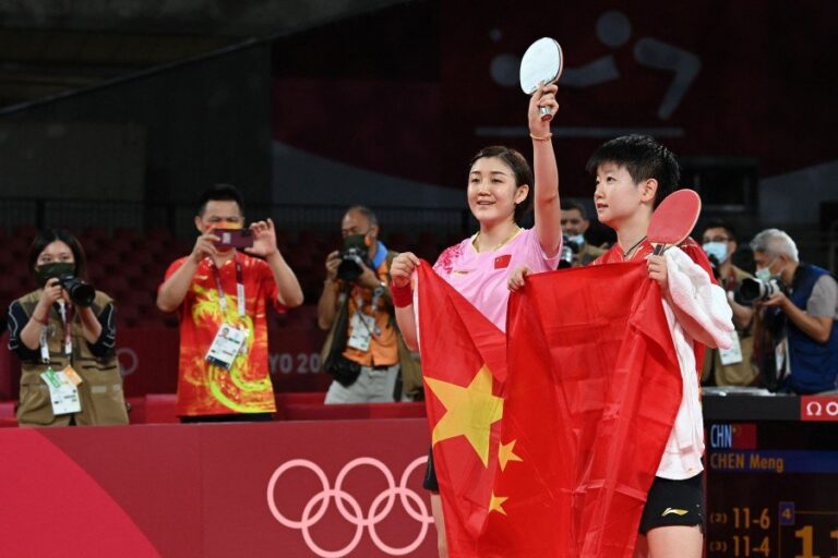 Top seed Chen beats Chinese team-mate to win Tokyo table tennis gold