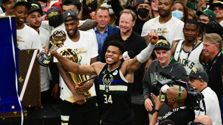 Giannis scores 50 to power Bucks to first NBA title since 1971