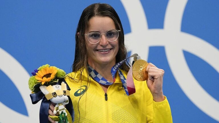 Australia’s McKeown wins women’s Olympic 200m backstroke gold