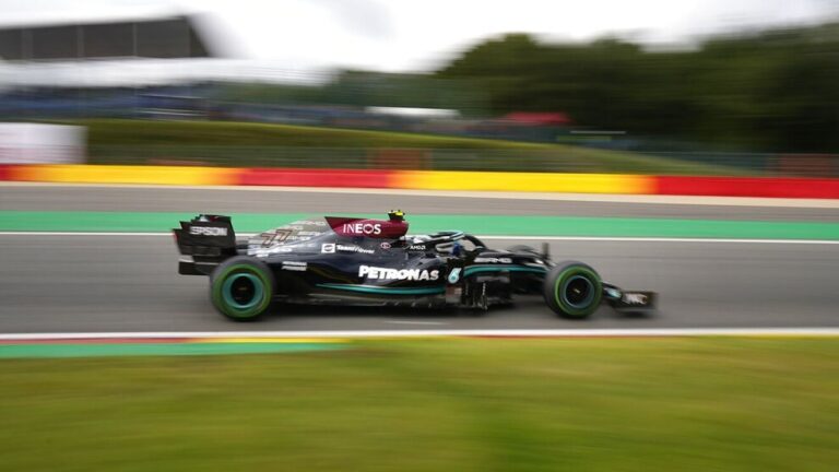 Bottas tops first Spa practice to boost Mercedes hopes