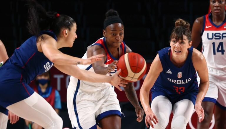 Dominant USA power past Serbia into Olympic women’s basketball final