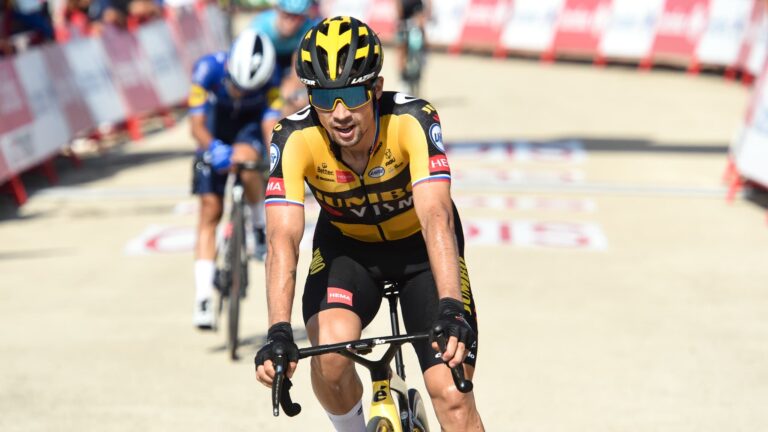 Defending champion Roglic powers to Vuelta stage win