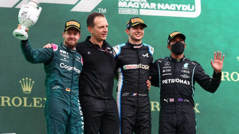 Ocon wins chaotic Hungarian GP, Hamilton takes championship