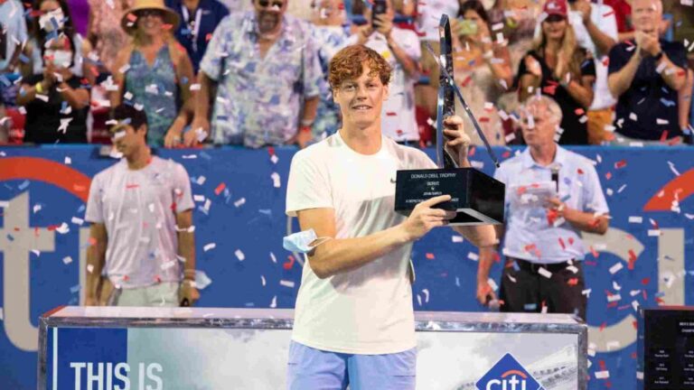 Sinner outlasts McDonald to capture ATP Washington title