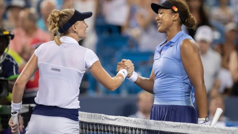 Osaka falls to Teichmann in third-round Cincinnati shocker