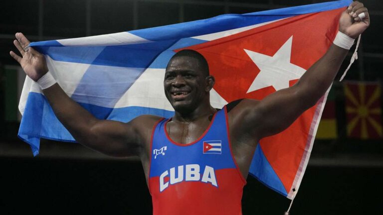 Cuba’s Lopez wins fourth Olympic wrestling gold