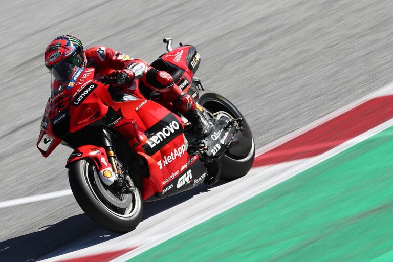 Bagnaia edges Quartararo in Styria MotoGP free practice