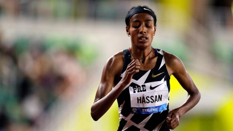 Dutch star Hassan cruises to win in 5,000m at Prefontaine Classic