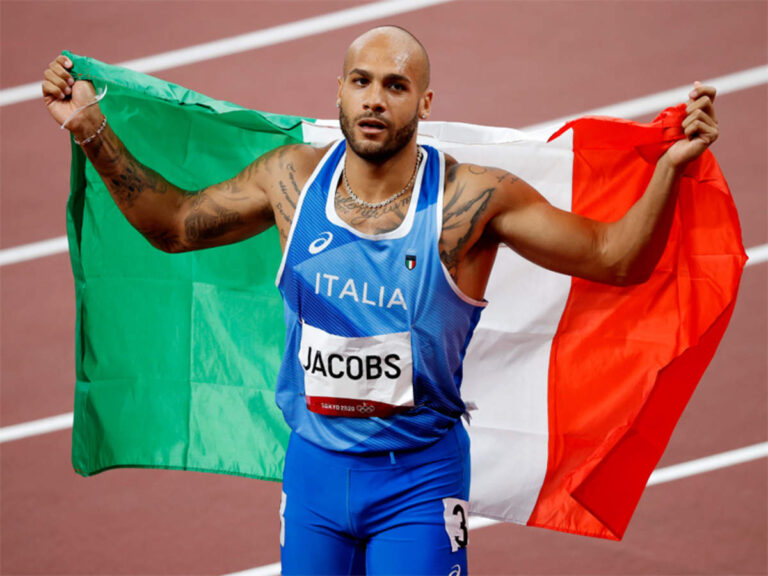 Jacobs storms to shock Olympic 100m crown as Italy celebrates golden double