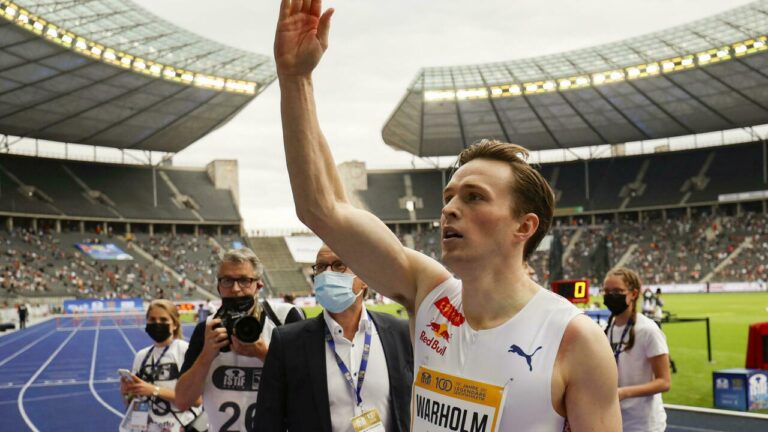 Olympic champion Warholm cruises to victory in Berlin