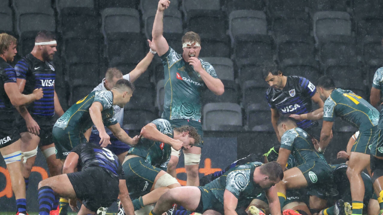 Australia pursue three in a row against wounded Pumas