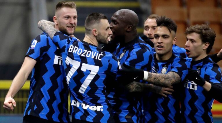 Inter crash six past Bologna to move top of Serie A